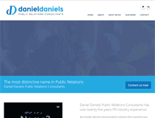 Tablet Screenshot of danieldaniels.com